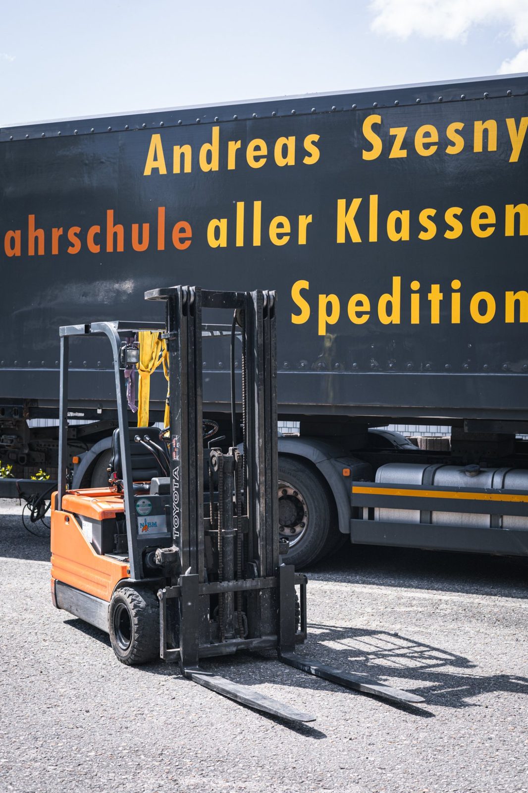 Gabelstapler der Fahrschule Aller Klassen